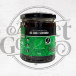 Chicharrón De Chile Serrano En Olivo 130 Gr